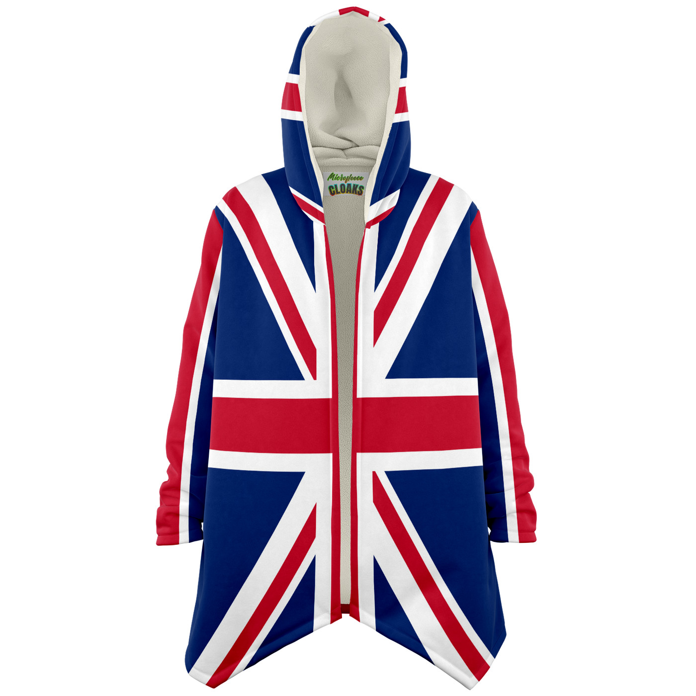 Capa de Microforro Polar con la Bandera del Reino Unido