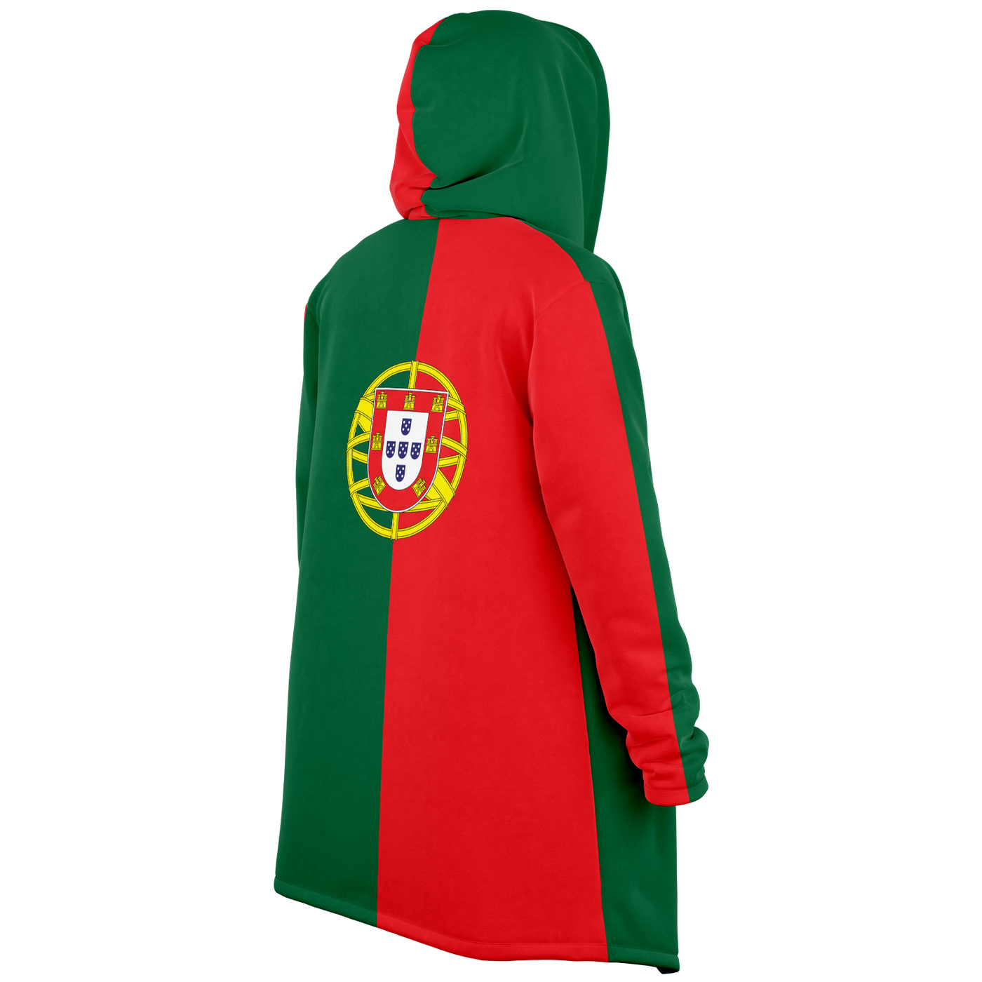 Mikrofleece-Umhang mit Portugal-Flagge