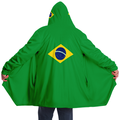 Brasilien Flagga Mikrofleece-kappa