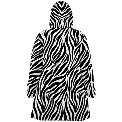 Capa de Microfibra Polar com Estampa de Pele de Zebra