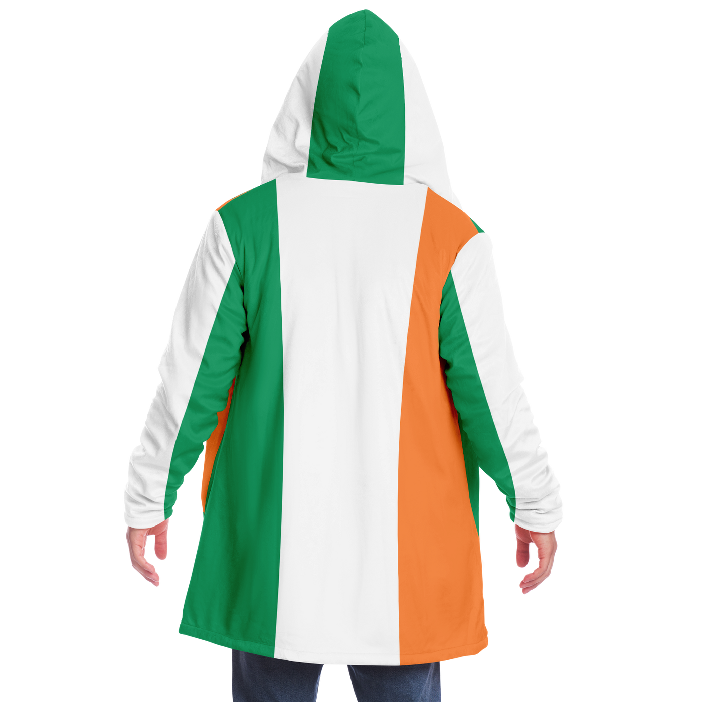 Mikrofleece-Umhang mit Irland-Flagge