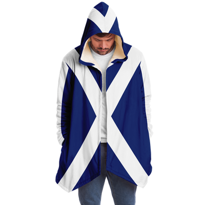 Mikrofleece-Umhang mit Schottland-Flagge