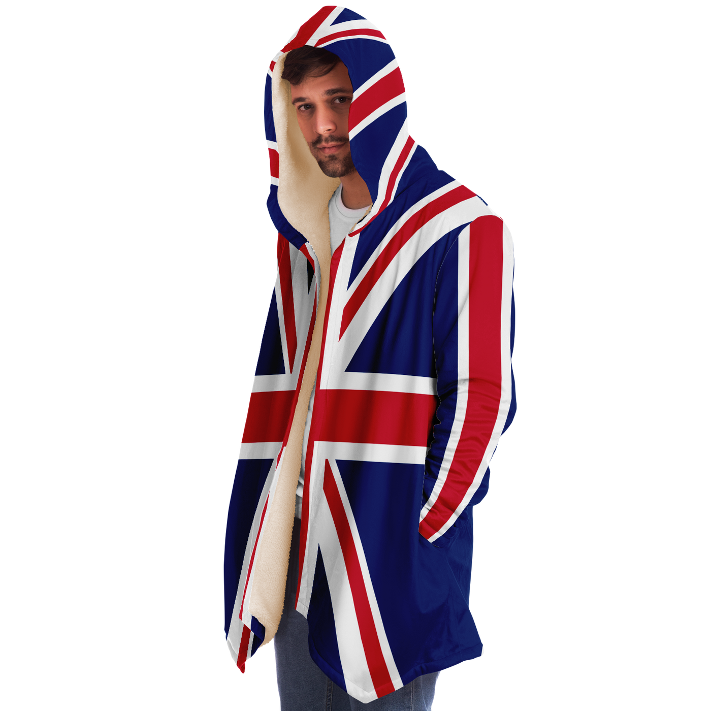Storbritanniens Flagga Mikrofleece-kappa