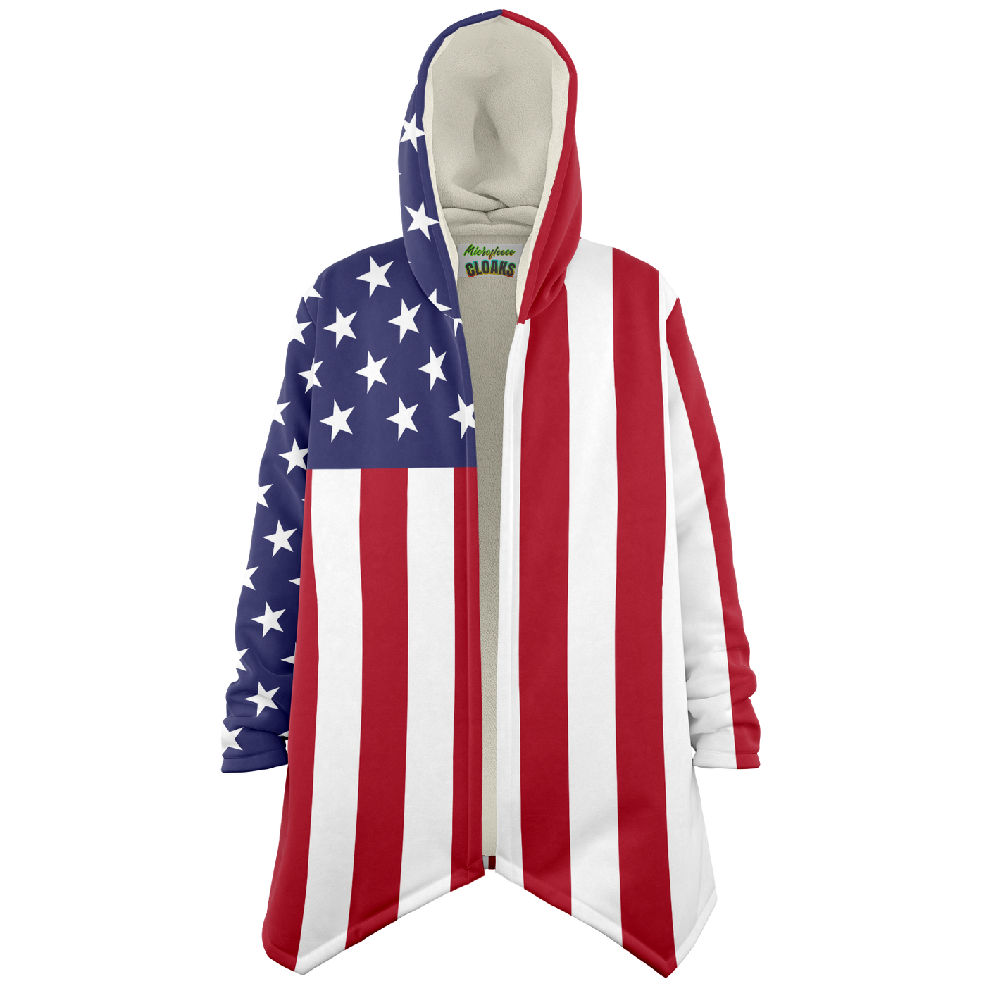 Capa de Microfibra Polar com a Bandeira dos Estados Unidos